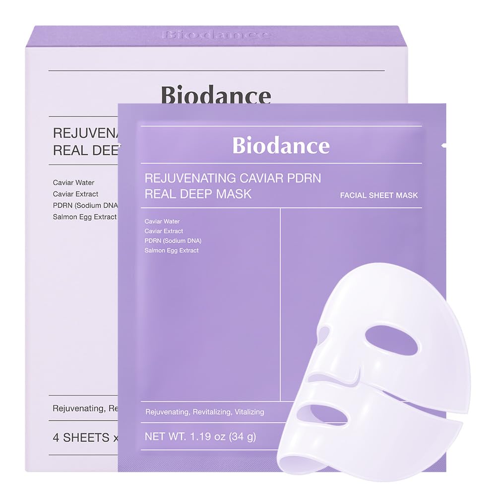 Bio-Collagen Real Deep Mask, Hydrating, Pore Minimizing, Elasticity, Plumping Improvement, Korean Skin Care