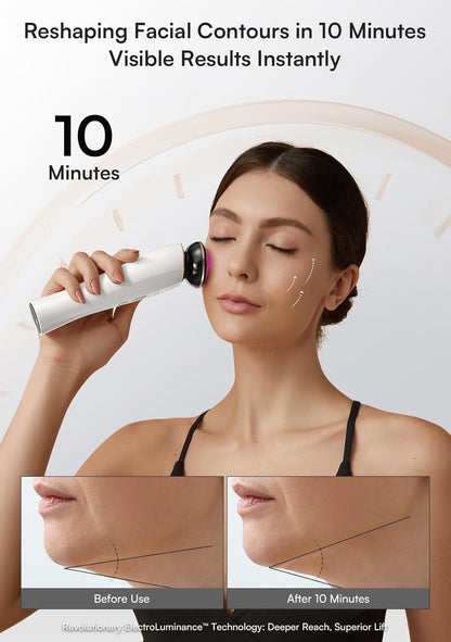 3-in-1 Skin Tightening Device True Beauty Glow Facial Massager