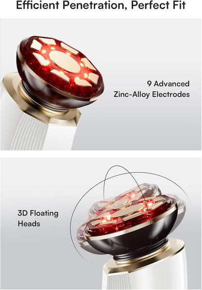 3-in-1 Skin Tightening Device True Beauty Glow Facial Massager