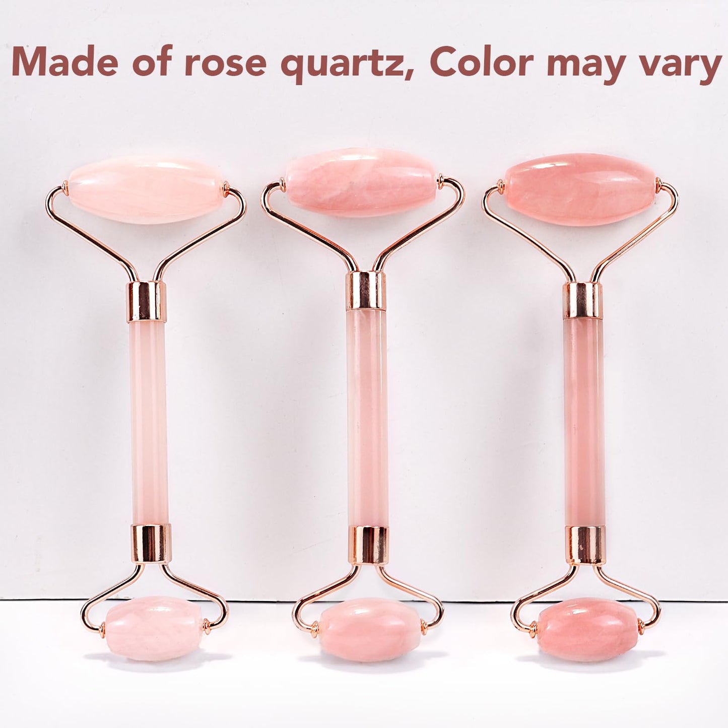 Rose Quartz Face Roller & Gua Sha Facial Tool Set