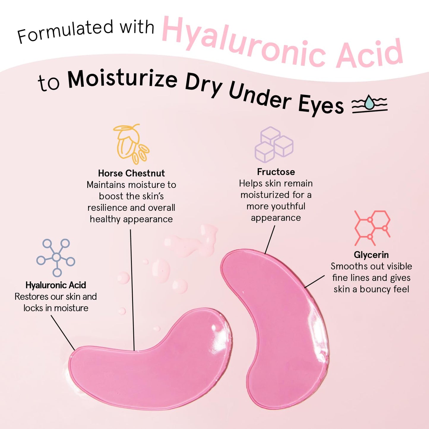 Award Winning Under Eye Mask Reduce Dark Circles, Puffy Eyes, Undereye Bags, Wrinkles, Gel Under Eye Patches, Birthday Gifts for Women - Vegan (24 Pairs, Blue)