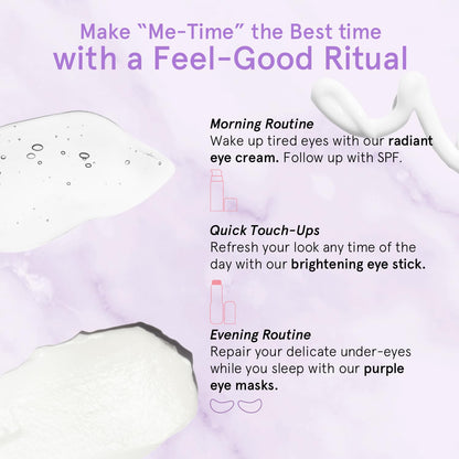 Under Eye Brightener Roller - Airplane Travel Essentials - Retinol & Caffeine Eye Serum for Puffiness, Dark Circles, Wrinkles - Vegan Skincare
