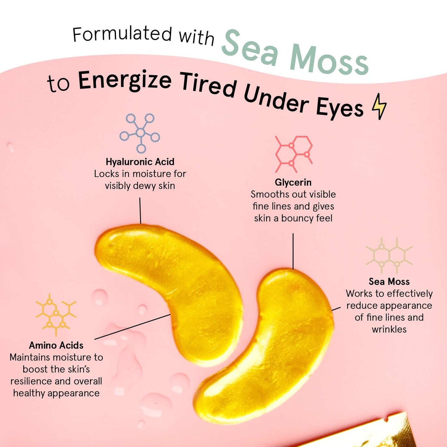 Award Winning Under Eye Mask Reduce Dark Circles, Puffy Eyes, Undereye Bags, Wrinkles, Gel Under Eye Patches, Birthday Gifts for Women - Vegan (24 Pairs, Blue)