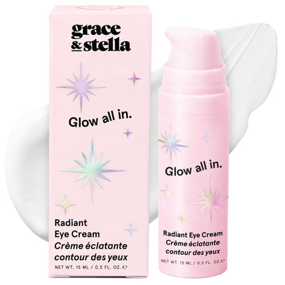 Under Eye Brightener Roller - Airplane Travel Essentials - Retinol & Caffeine Eye Serum for Puffiness, Dark Circles, Wrinkles - Vegan Skincare